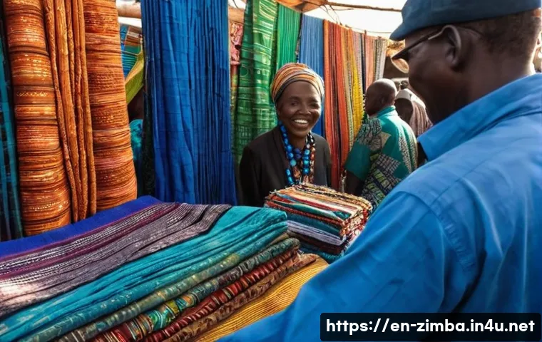 짐바브웨에서 전통 직물 구입하기 관련 이미지 1